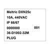 Meltric 36-D1002-32M PLUG 36-D1002-32M